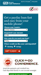 Mobile Screenshot of personalcashadvance.com