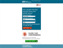 Tablet Screenshot of personalcashadvance.com